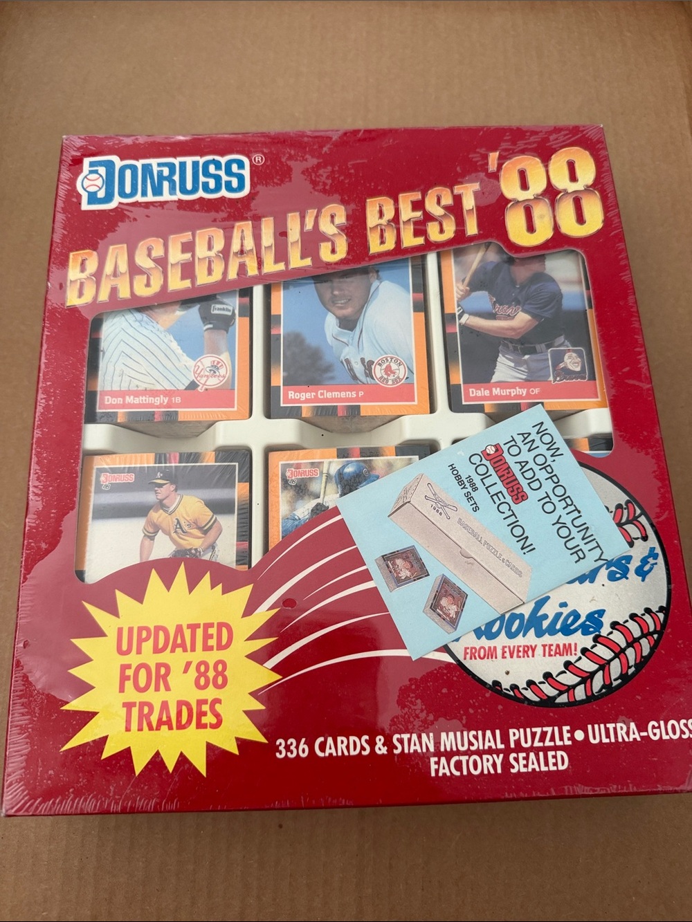 Donruss Baseball's Best '88 Trading Card Starter Box - Red